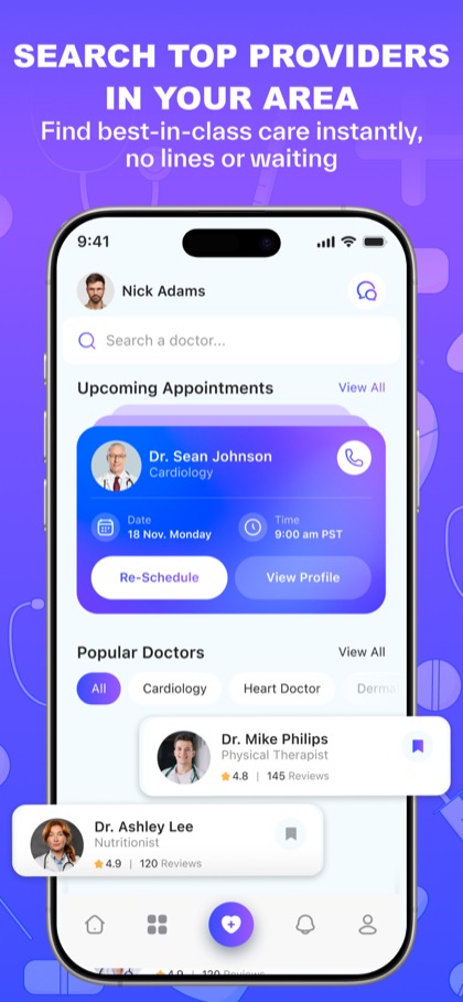 360Health app screen 3